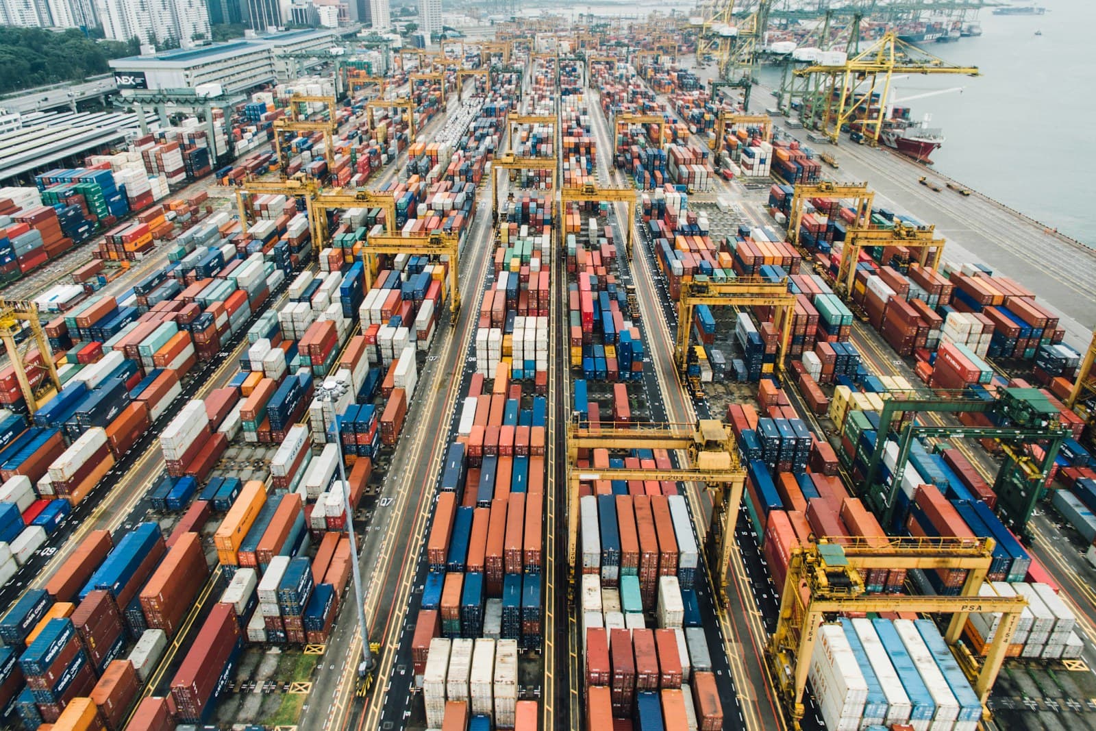 International container port representing Nigeria's export ambition